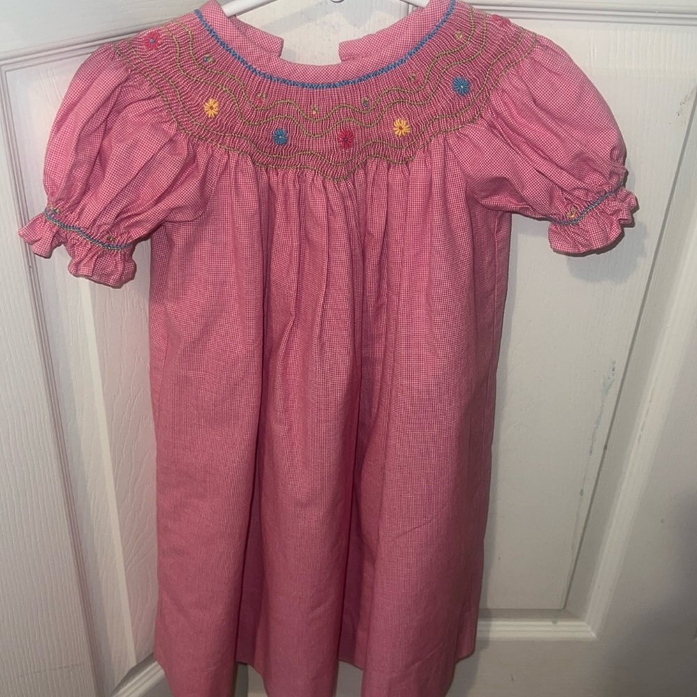 Secret Wishes smocked dress